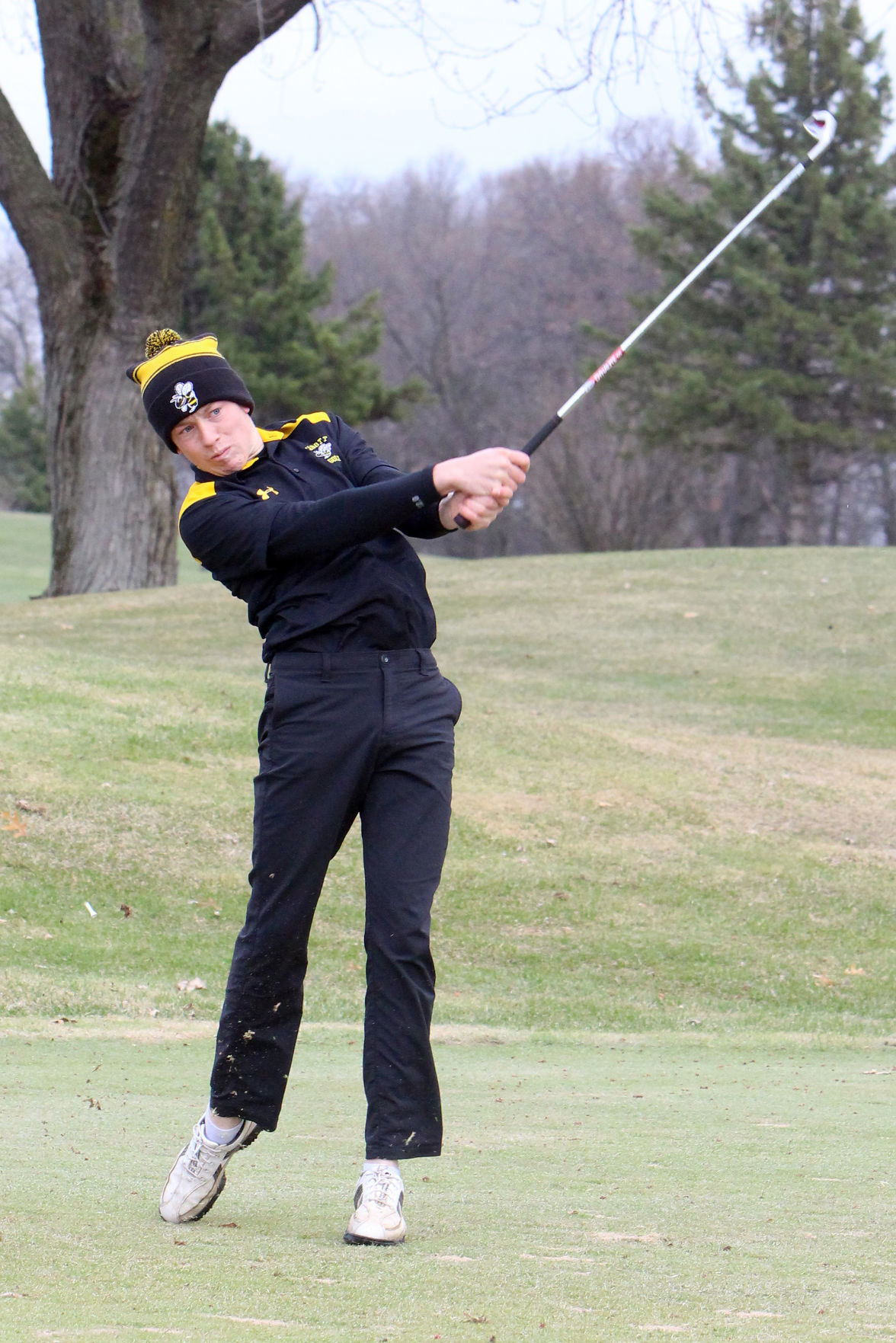 Cloverbelt-Dairyland boys golf invite at Lake Wissota golf 4-29-19